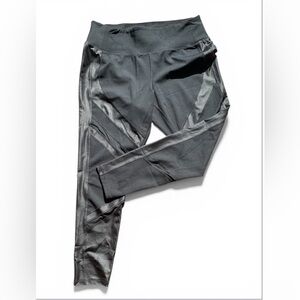 Lane Bryant LIVI Moto-Style Leggings with Satin/Leather Accents SZ 18/20